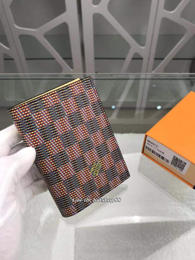 路易威登LV護照夾 N64412紅格 2019秋冬新款護照夾 LV護照封套 xxlv1902